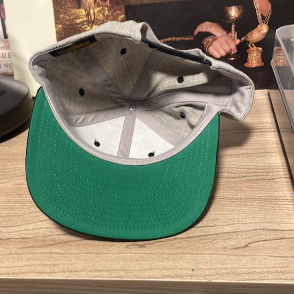 Nash Collection Heather/Black Smash Flat Brim Hat - Picture 3 of 3